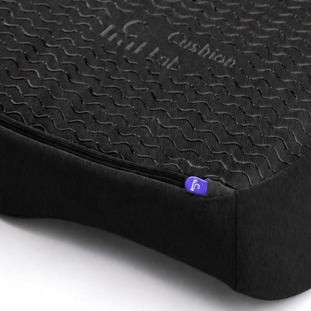 Cushion Lab Pressure Relief Seat Cushion Black Memory Foam Ergonomic New - Picture 5 of 5